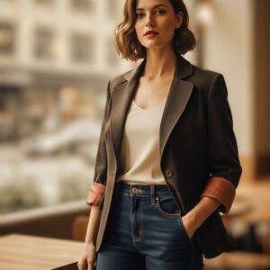 Chantal Rosner Paris Tailored Blazer Size 2 – Satin Lining